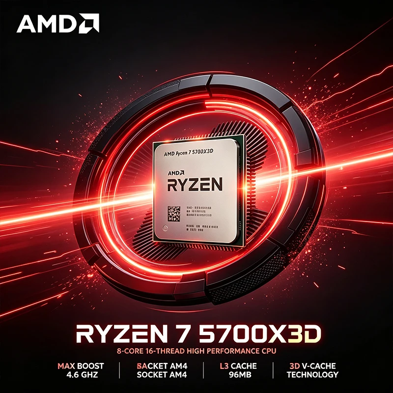 Amd Cpu Ryzen 7 - AMD 라이젠 7 5700X3D 데스크톱 CPU,