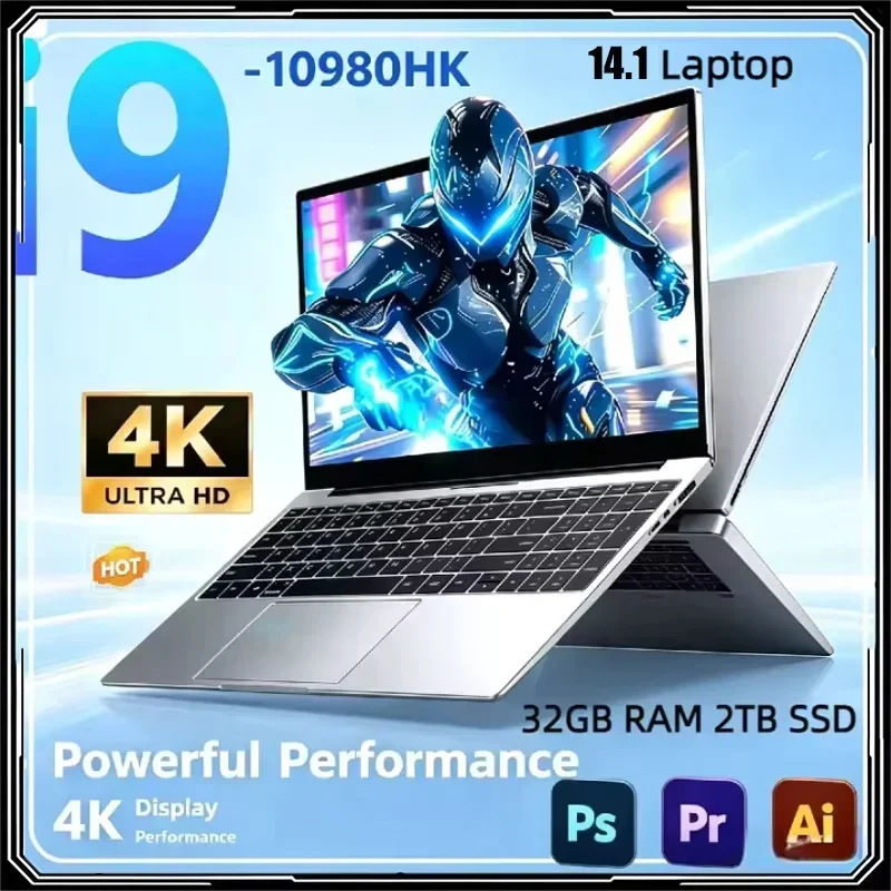 Gaming Keyboard 2026 - 2026년형 최신 게이밍 노트북, 14.1인치, 인텔