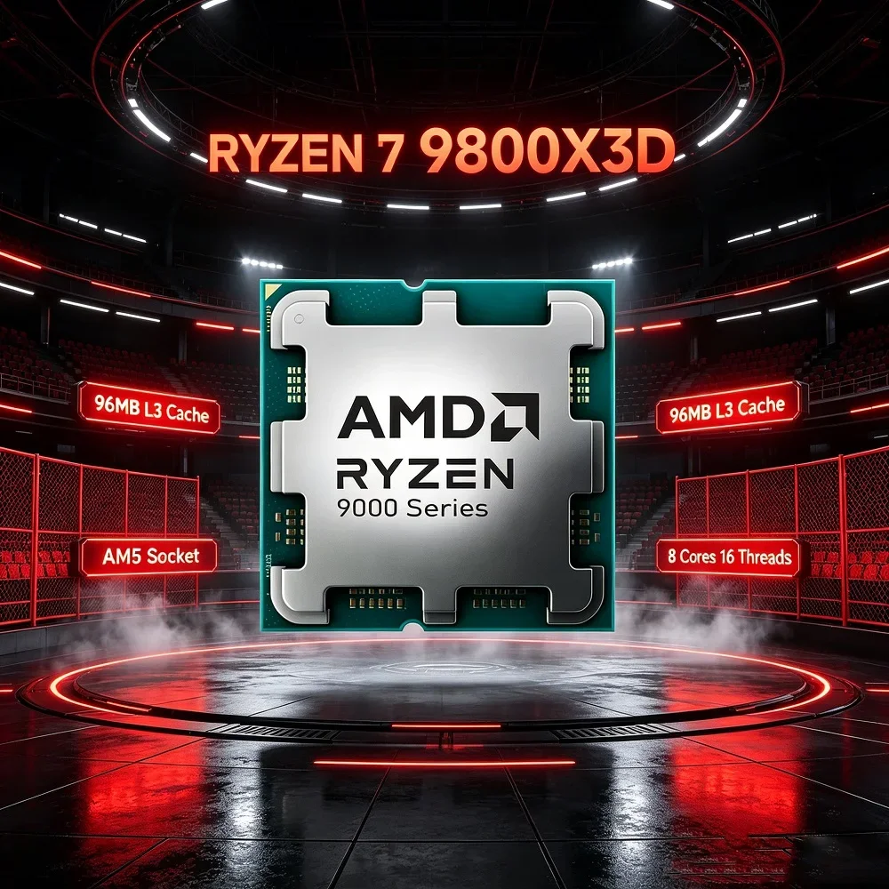 Amd Cpu Ryzen 7 - AMD 라이젠 7 9800X3D, AM5 소켓,
