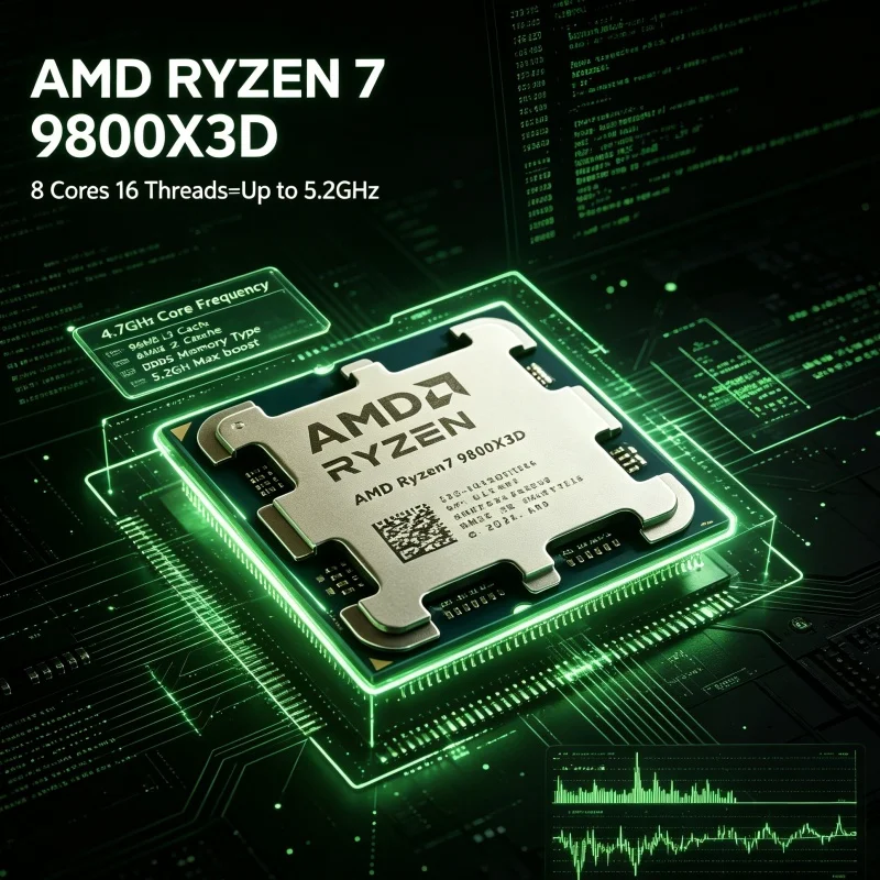 Amd Cpu Ryzen 7 - AMD 라이젠 7 9800X3D X3D 캐시