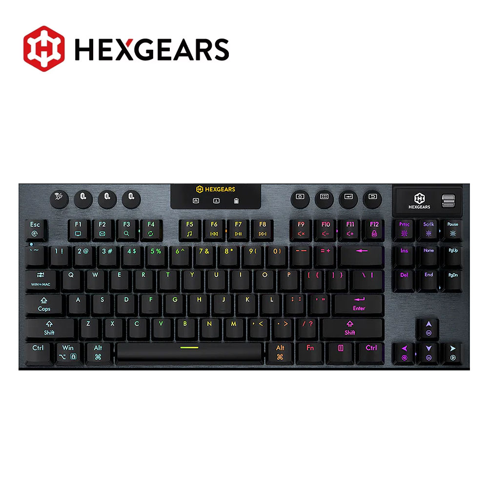 Gaming Keyboard Hot Swappable - HEXGEARS A3 기계식 키보드 87 키