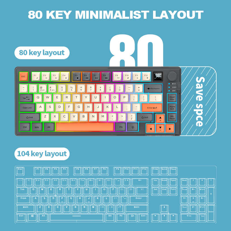 2.4GHz 듀얼 모드 블루투스 무선 게이밍 키보드 및 - Gaming Keyboard No Rgb 리뷰 및 가격