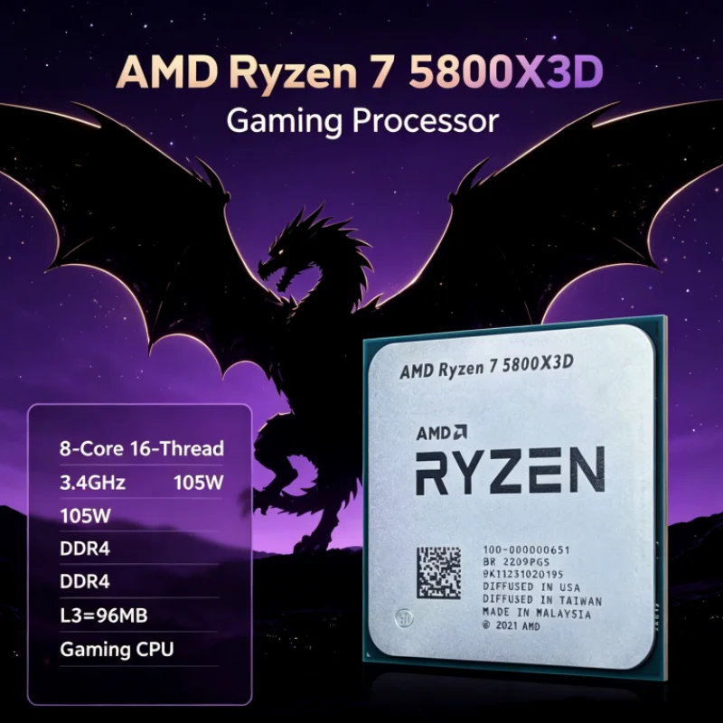 AMD R7 5800X3D 96MB 8코어 16스레드  - Amd Cpu Ryzen 7 리뷰 및 가격