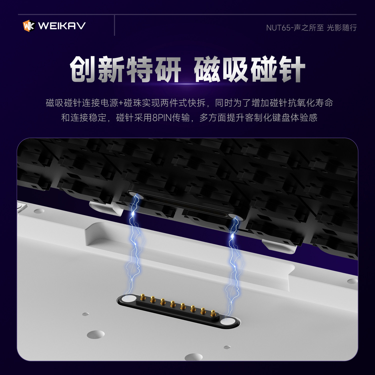 새로운 Weikav Nut65 알루미늄 기계식 키보드  - Gaming Keyboard Nearby 리뷰 및 가격