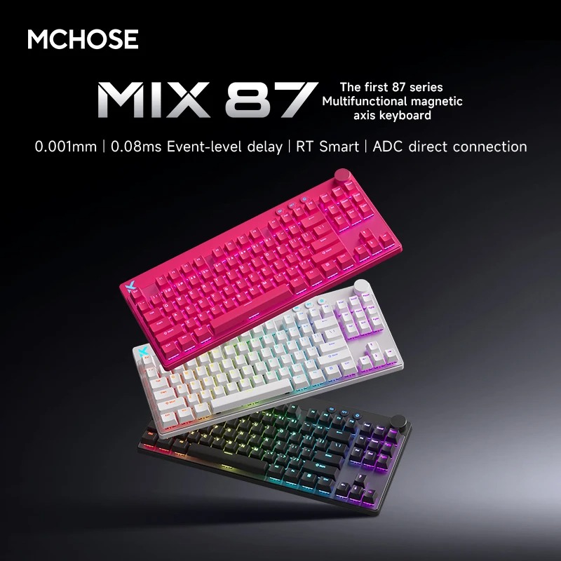 Mchose Mix87 마그네틱 스위치 키보드 유선 게 - Gaming Keyboard Hot Swappable 리뷰 및 가격