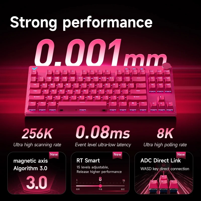 Mchose Mix87 마그네틱 스위치 키보드 유선 게 - Gaming Keyboard Hot Swappable 리뷰 및 가격