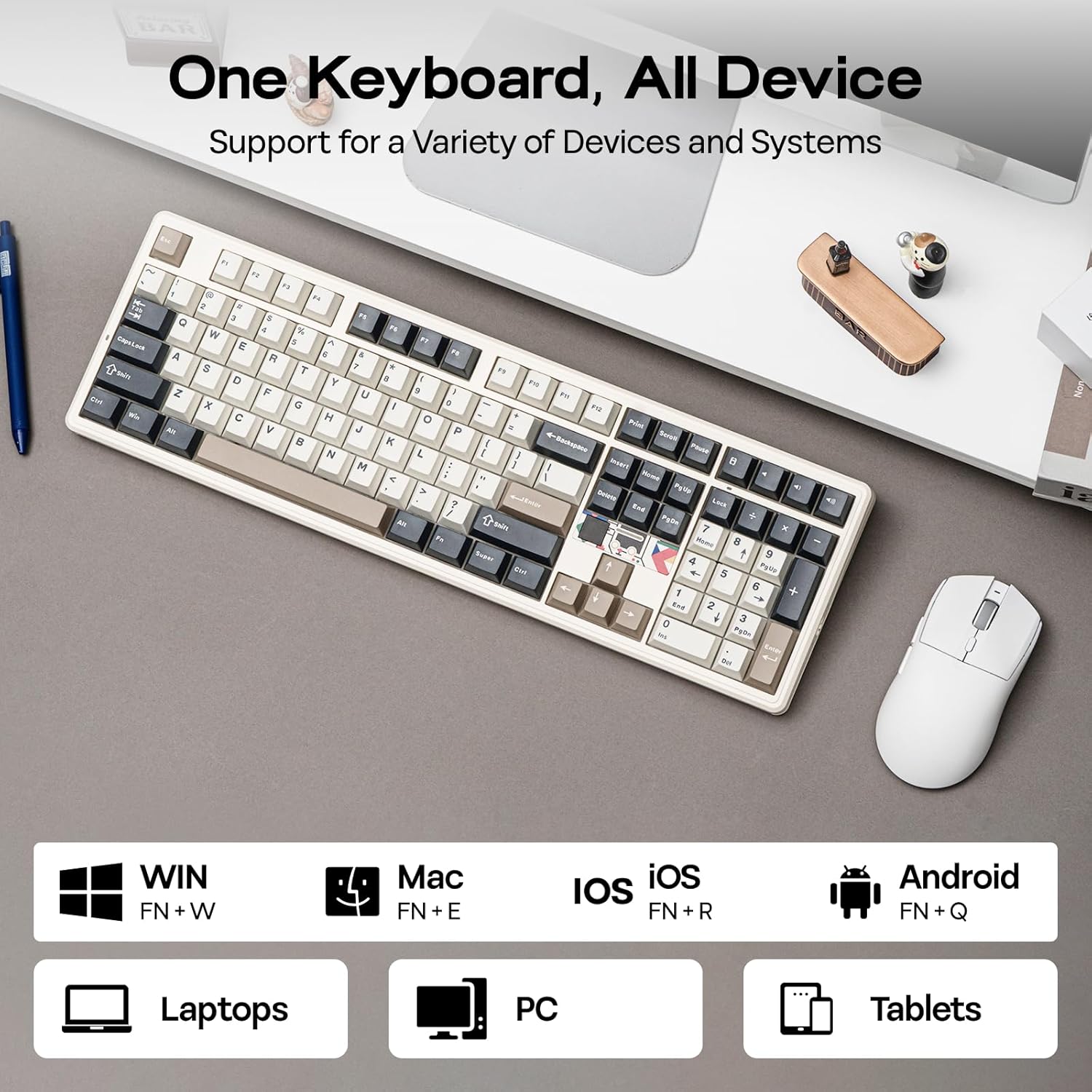 Aula F108 Pro V2 무선 게이밍 키보드, 3 - Gaming Keyboard Hot Swappable 리뷰 및 가격