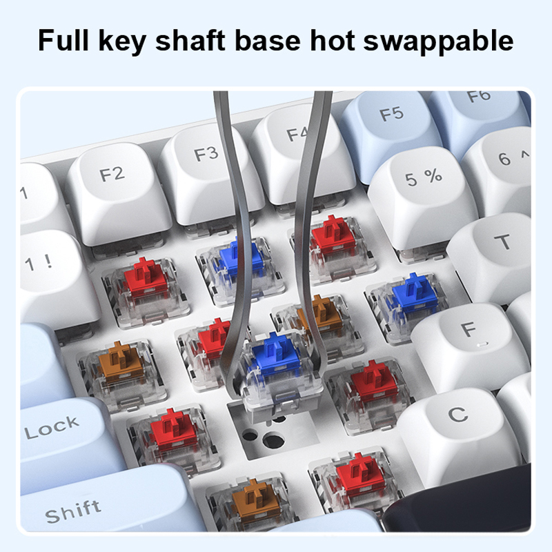 AULA S100Pro 무선 기계식 키보드, 3가지 모 - Gaming Keyboard Hot Swappable 리뷰 및 가격