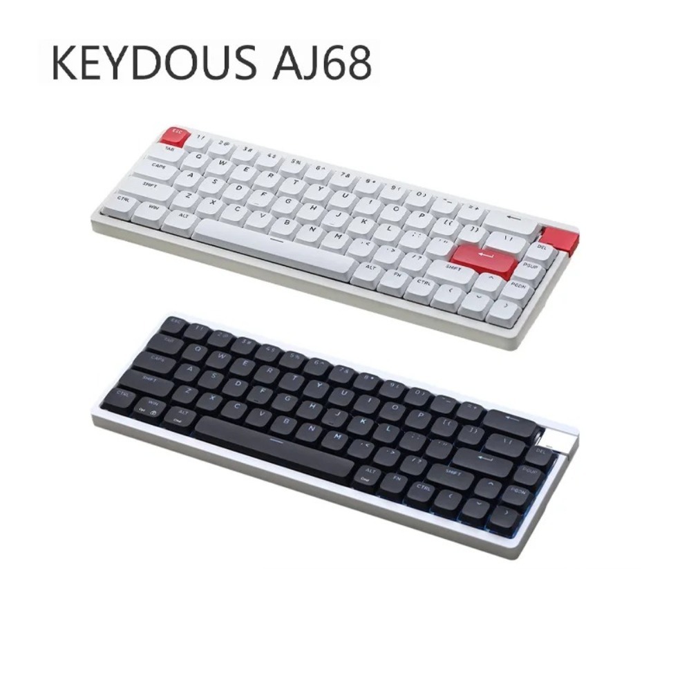 Keydous AJ68 기계식 키보드 휴대용 게임 액세 - Gaming Keyboard Hot Swappable 리뷰 및 가격