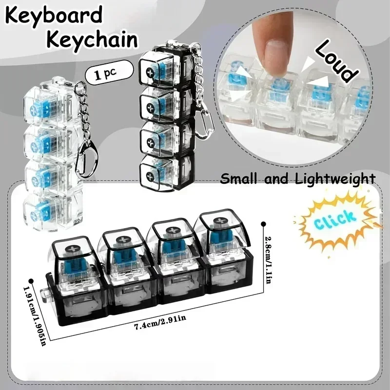 기계식 키보드 스위치 테스터 키체인 LED 라이트 DI - Gaming Keyboard Test 리뷰 및 가격