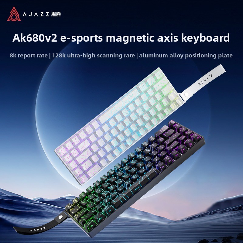 AJAZZ AK680 V2 자기축 기계식 키보드 알루미 - Gaming Keyboard Hot Swappable 리뷰 및 가격