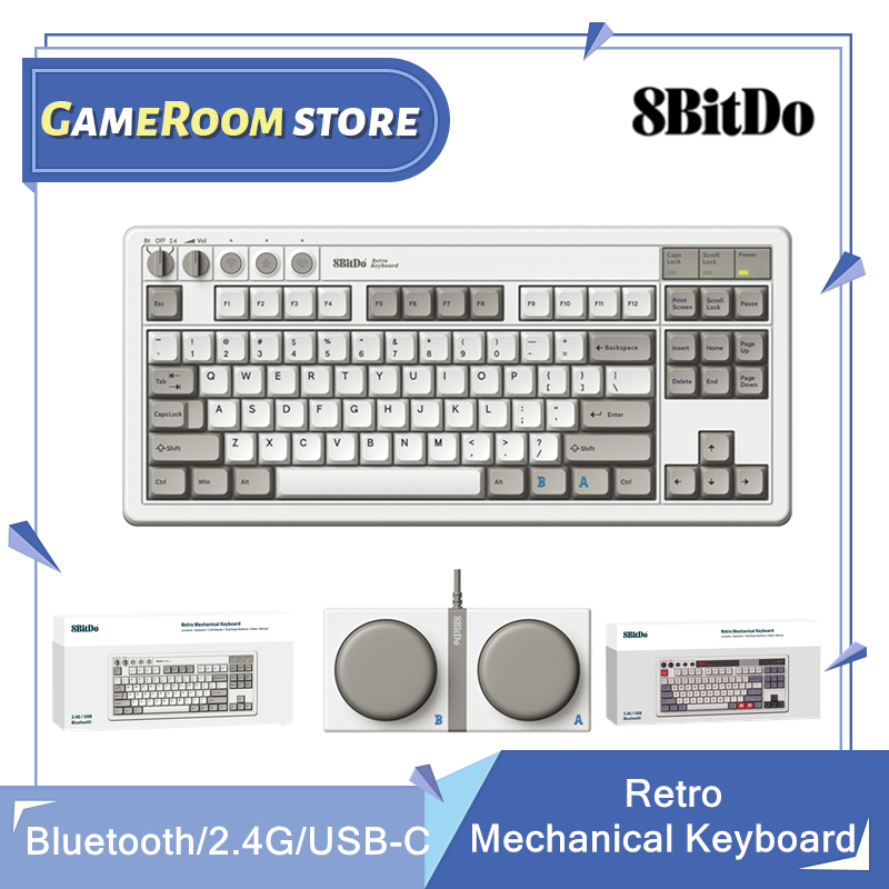 8Bitdo 레트로 기계식 키보드, 블루투스, 2.4G - Gaming Keyboard Hot Swappable 리뷰 및 가격