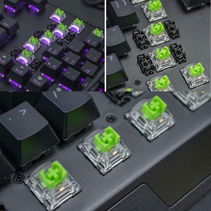 레이저 블랙위도우 프로 기계식 키보드용 녹색 RGB 스 - Gaming Keyboard No Rgb 리뷰 및 가격
